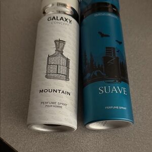 Galaxy By Harvic Mountain White and Suave Blue Perfume Spray
